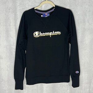 Champion - Black - Script Sweatshirt - Small